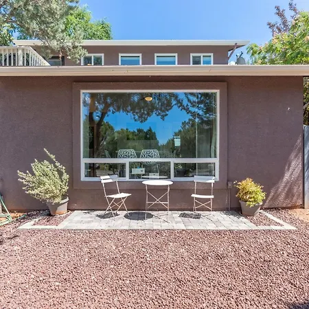 Amethyst Retreat. Back Yard With Hot Tub & Views! Villa Sedona Exterior photo